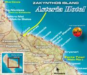 Zante Zakynthos Map